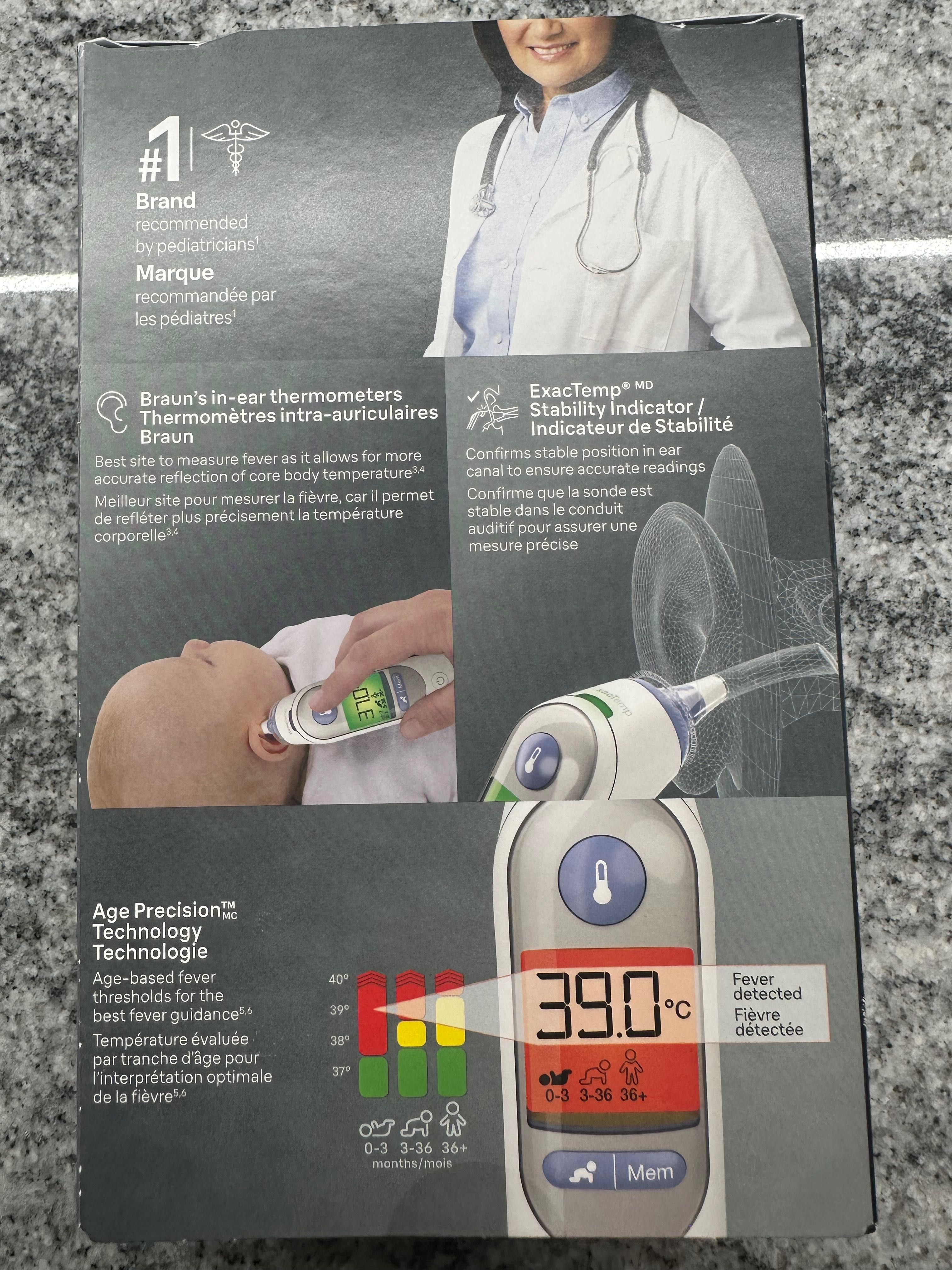 Braun Thermo Scan 7 termometr do ucha
