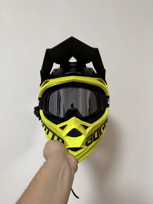 Кросовий шолом Bogotto V321 L з гарнітурою