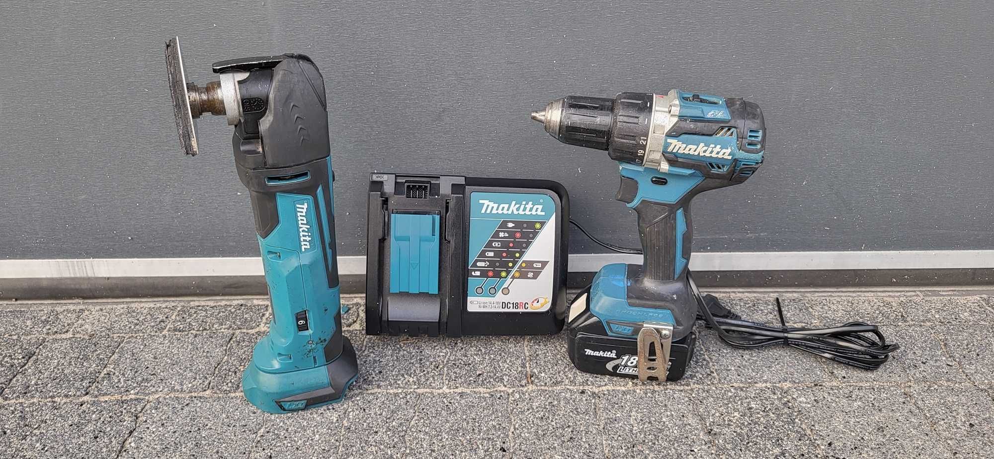 Urządzenie wielofunkcyjne multitool Makita DTM51 + Wkrętarka DDF484