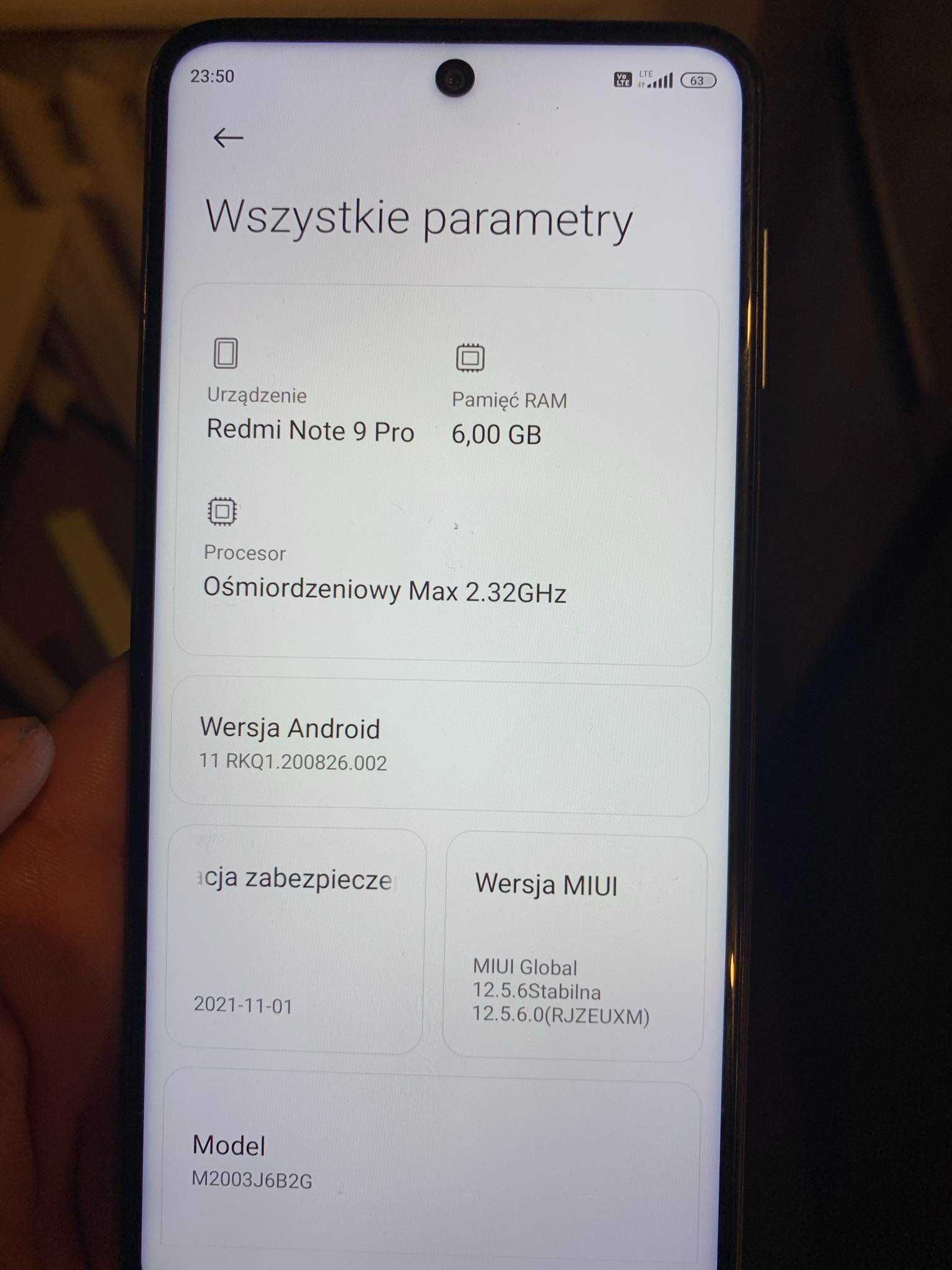 Redmi note 9 pro zamienię
