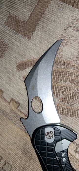 Nóż LionSTEEL Karambit Stonewashed stal MagnaCut Nowy