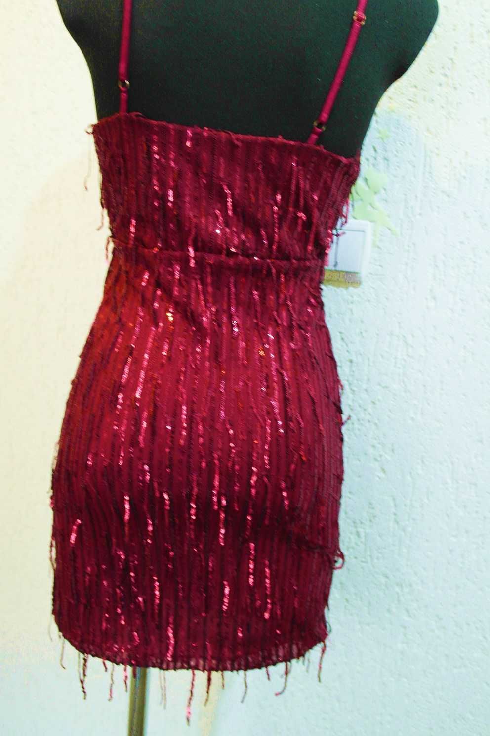 Sukienka burgund 36