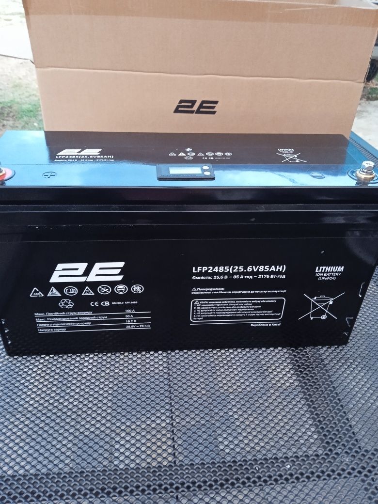 Аккумулятор LiFePO4 фирма 2Е на 24V, 85Ah