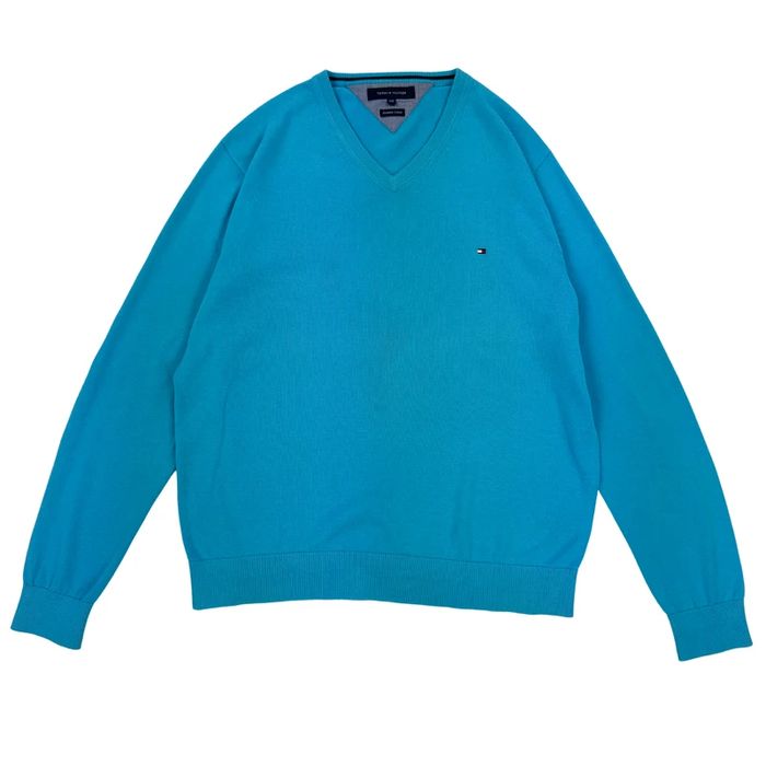 Sweter/sweterek w serek Tommy Hilfiger