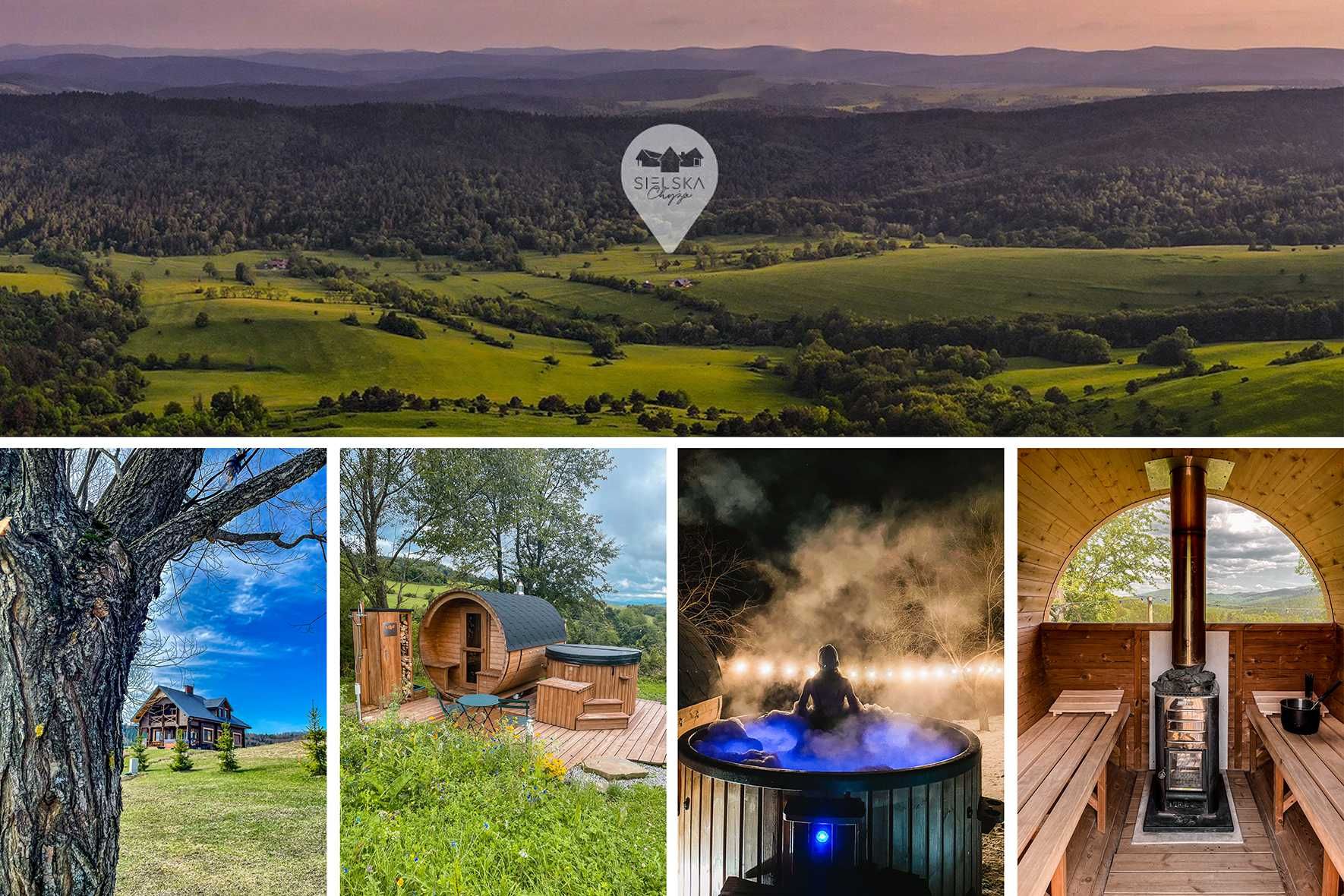 Duży dom dla grupy znajomych rodzin 12 osób Beskid Niski i Bieszczady