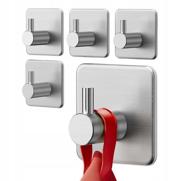 wieszaki na ręczniki samoprzylepne  6 sztuk auxmir