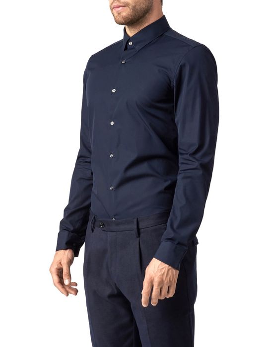 Рубашка Hugo Boss синя L