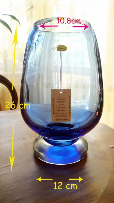 Adam Jabłoński , Wazon  nr. katalogowy JW. 050- Huta Makora ,Tarnowiec