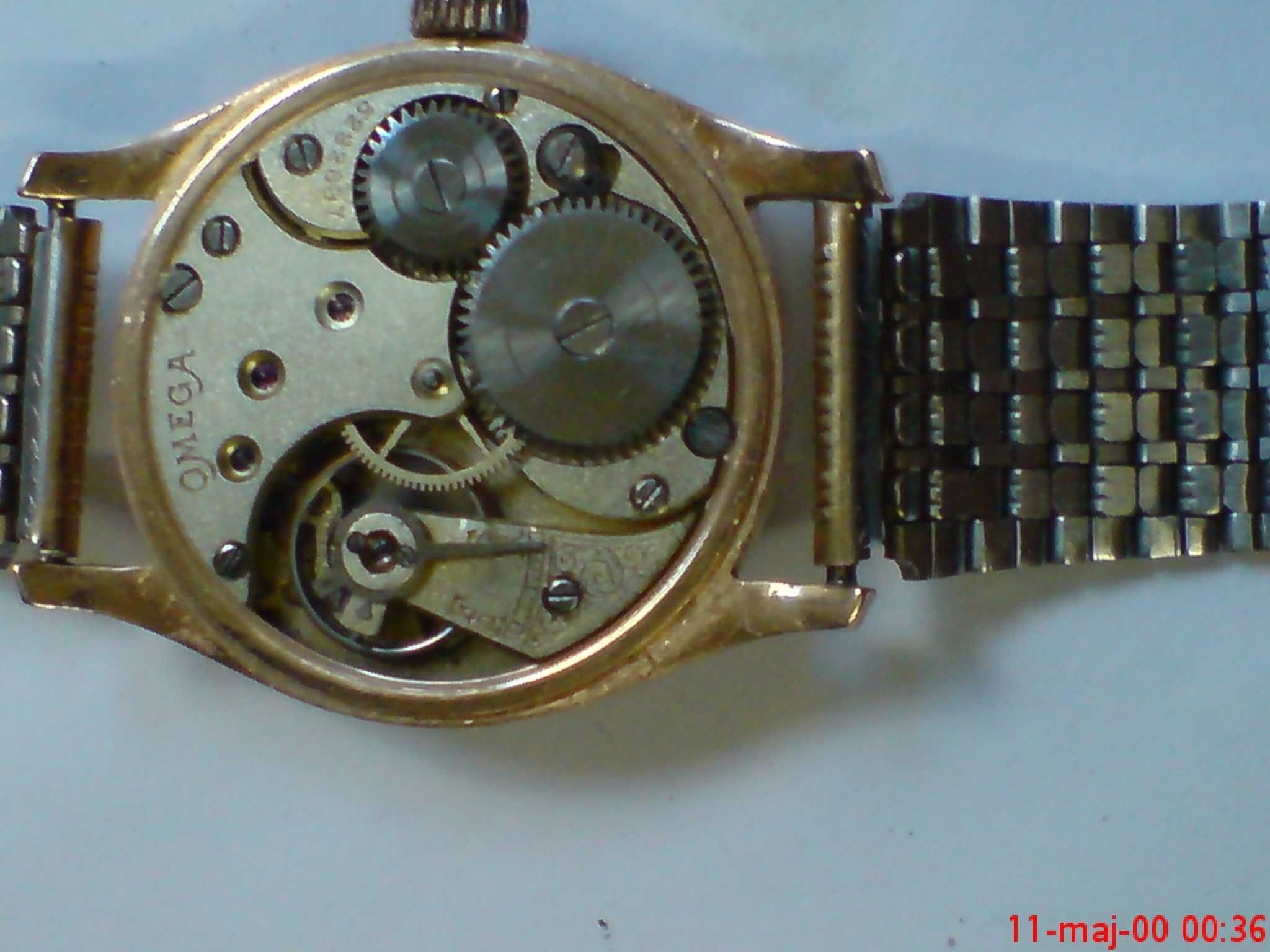 Złoty zegarek Omega ,antyk ,14kr.