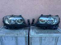 Lampa przednia BMW 3 E90 E91 XENON NIESKRĘTNE KOMPLET EUROPA ORYGINALNE