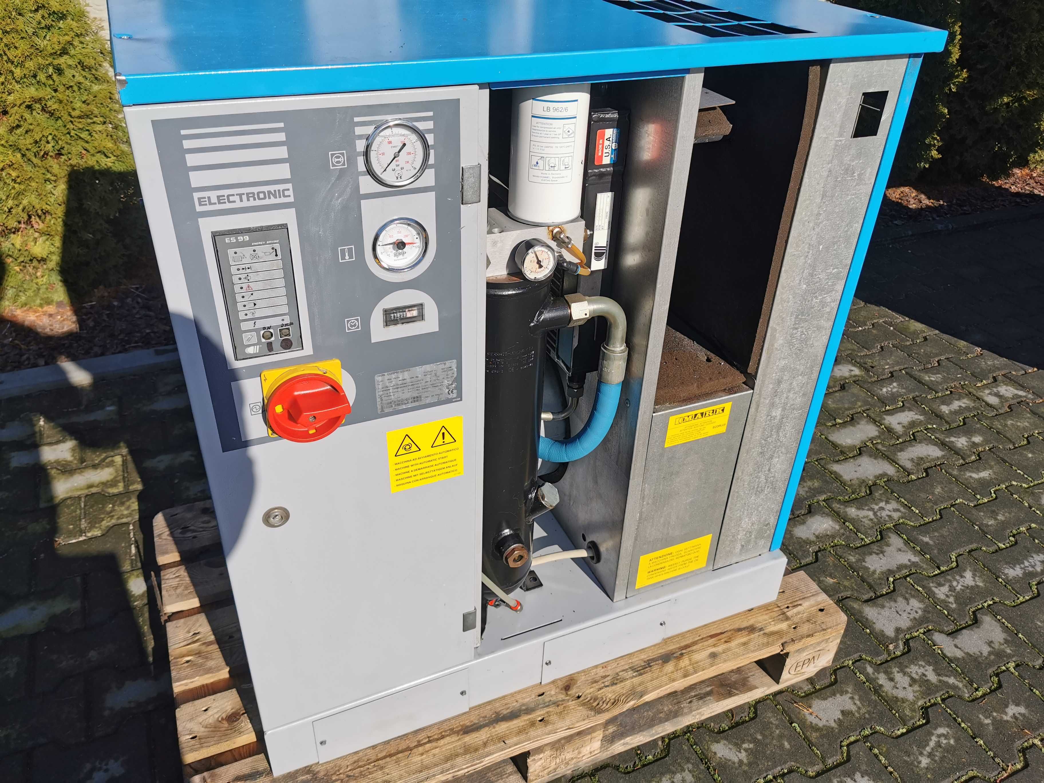 Sprężarka śrubowa 15kw MARK MSA15/10 kompresor śrubowy 1800l/min 10BAR