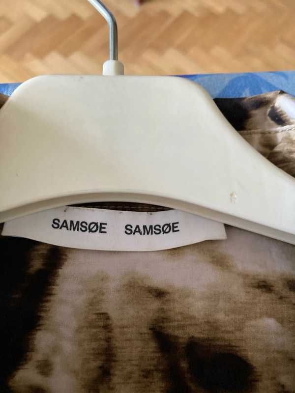 Brązowo beżowa bluzka Samsoe Samsoe