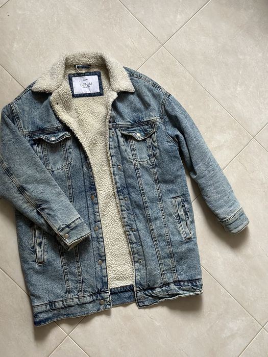 Джинсова куртка, тепла