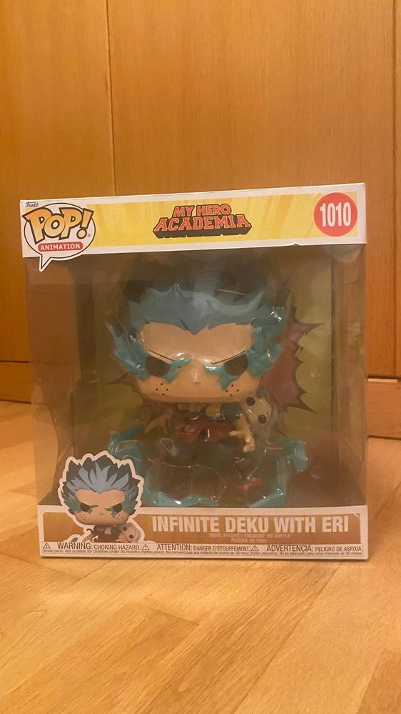 Funko Pop My Hero Academia Infinite Deku with Eri Jumbo Sized Pop 10"