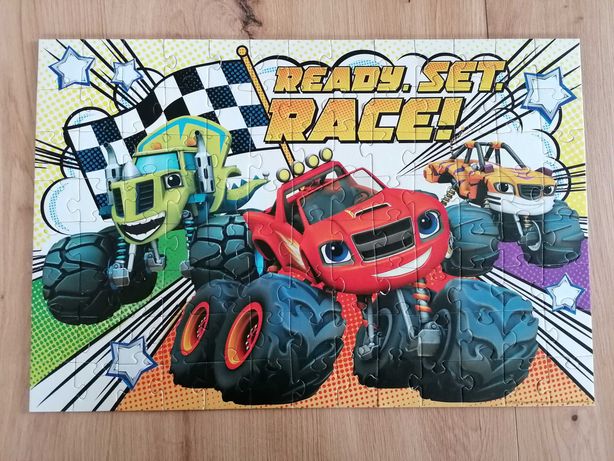Puzzle Trefl BLAZE Nickelodeon samochody 5+