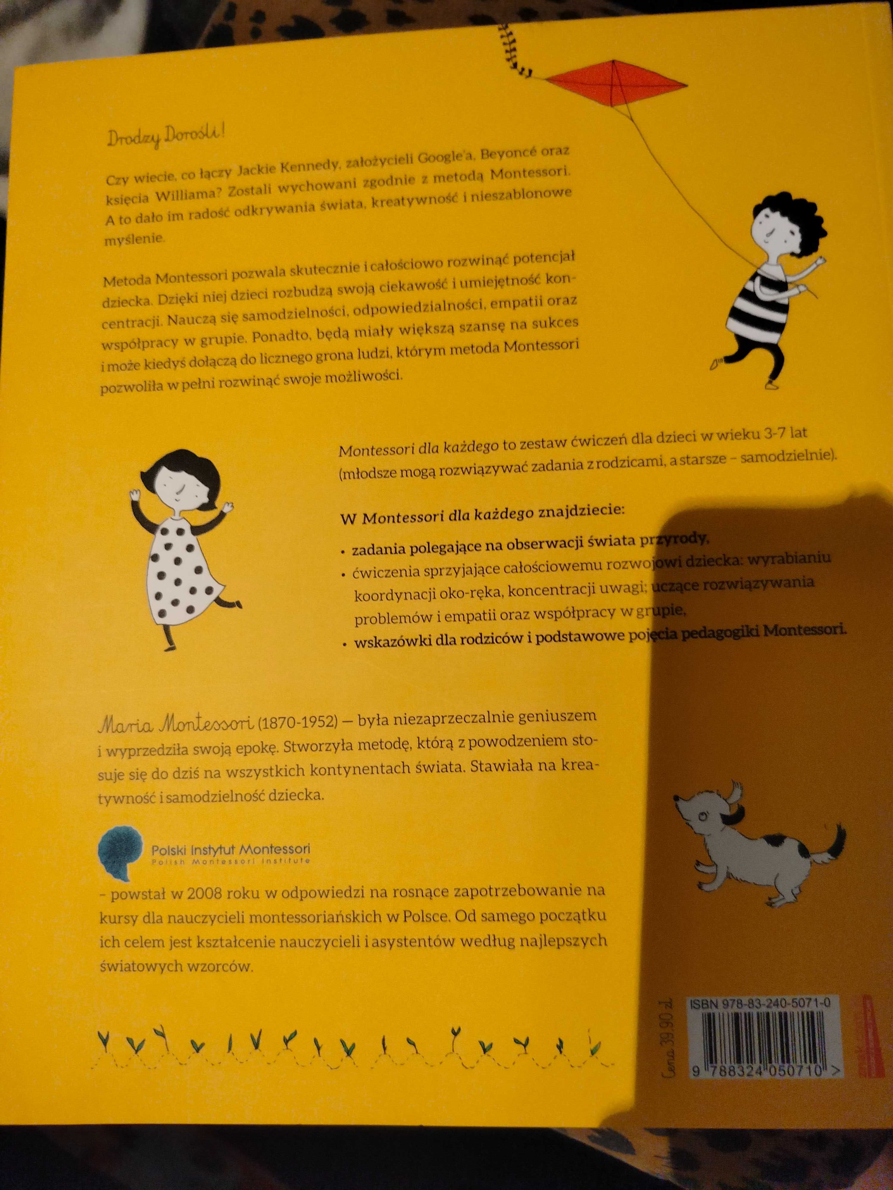 Książka ćwiczeń "Montessori dla każdego- samodzielnie odkryj świat"