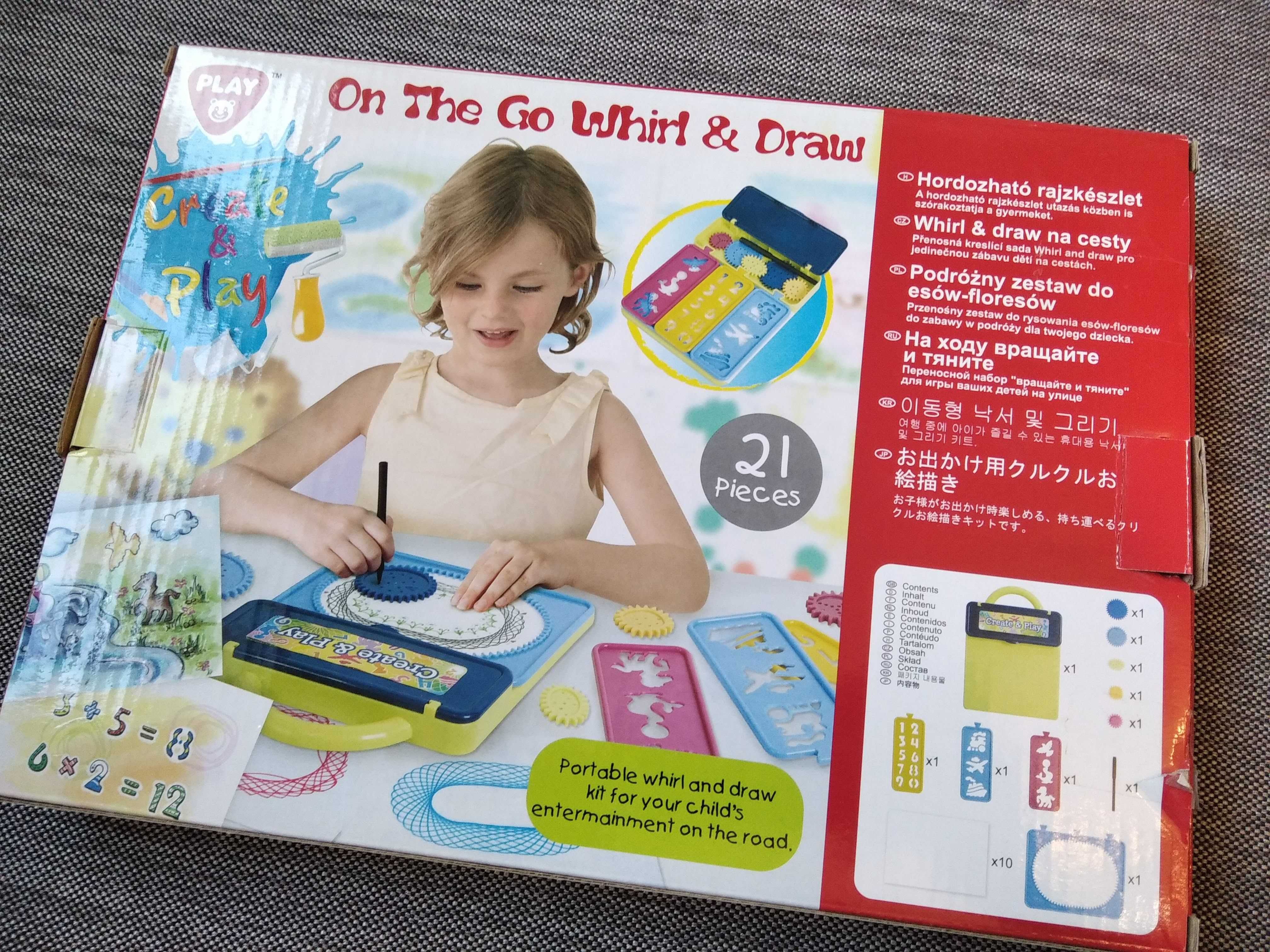 Zestaw kreatywny On The Go Whirl and Draw