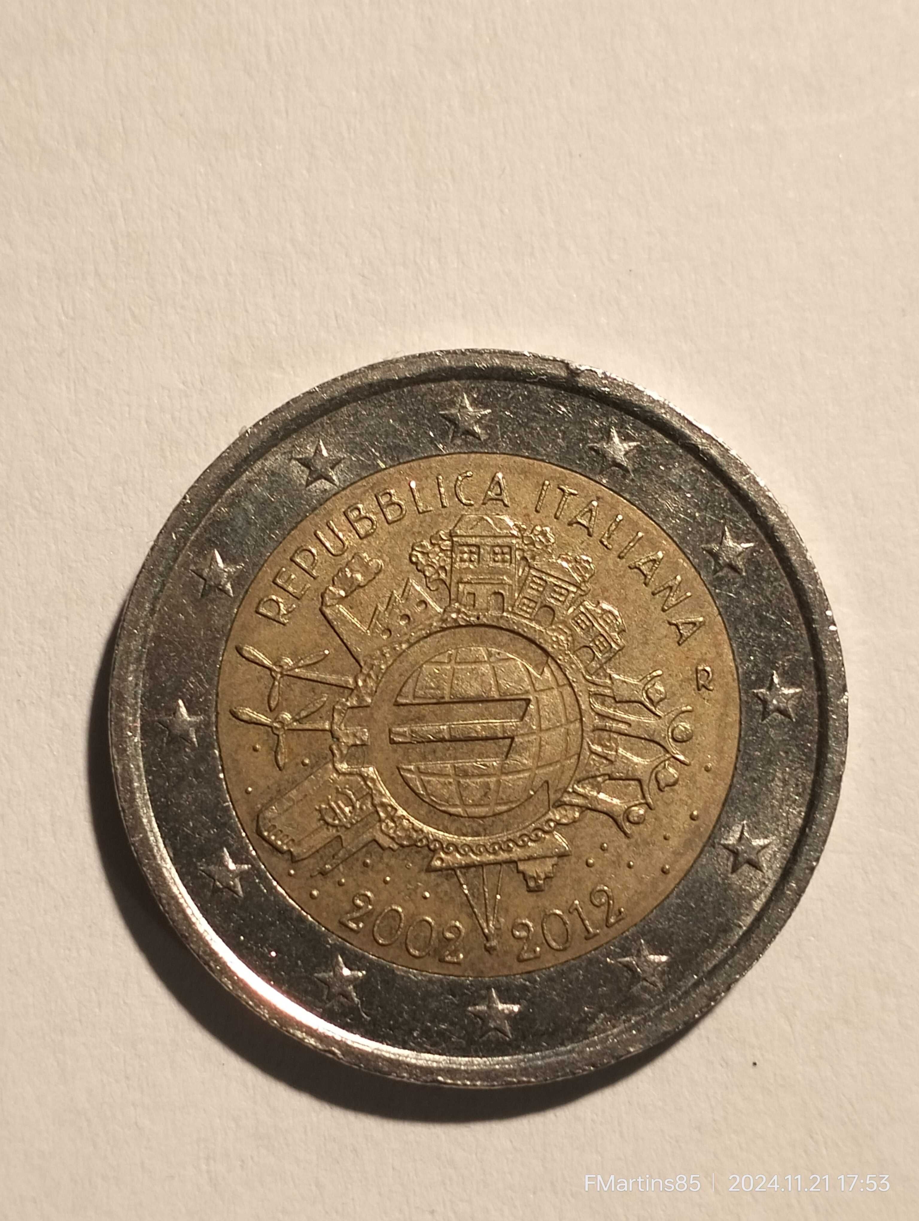 Moeda Comemorativas de 2 euros