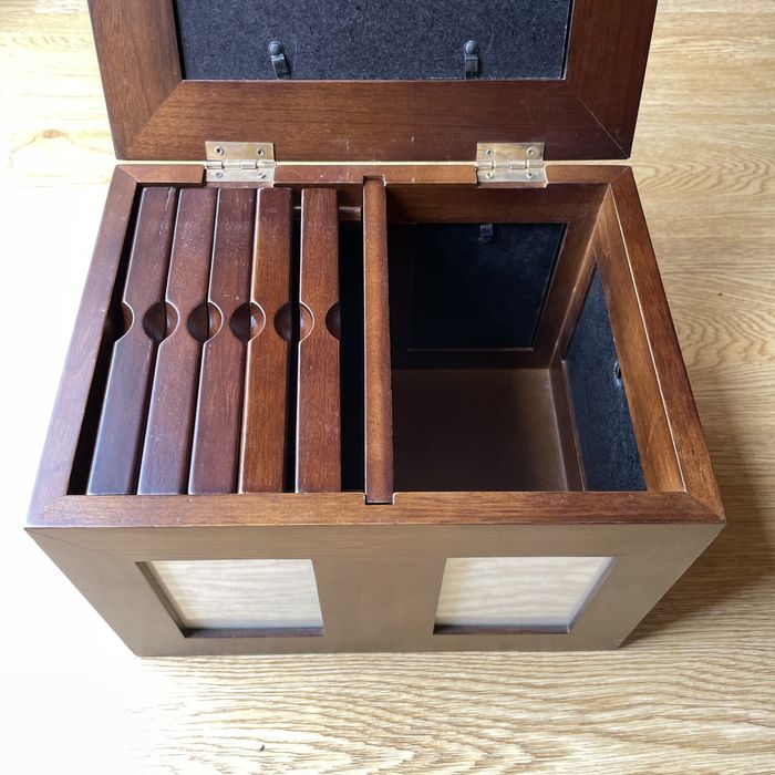 Caixa arquivo fotografia Madeira