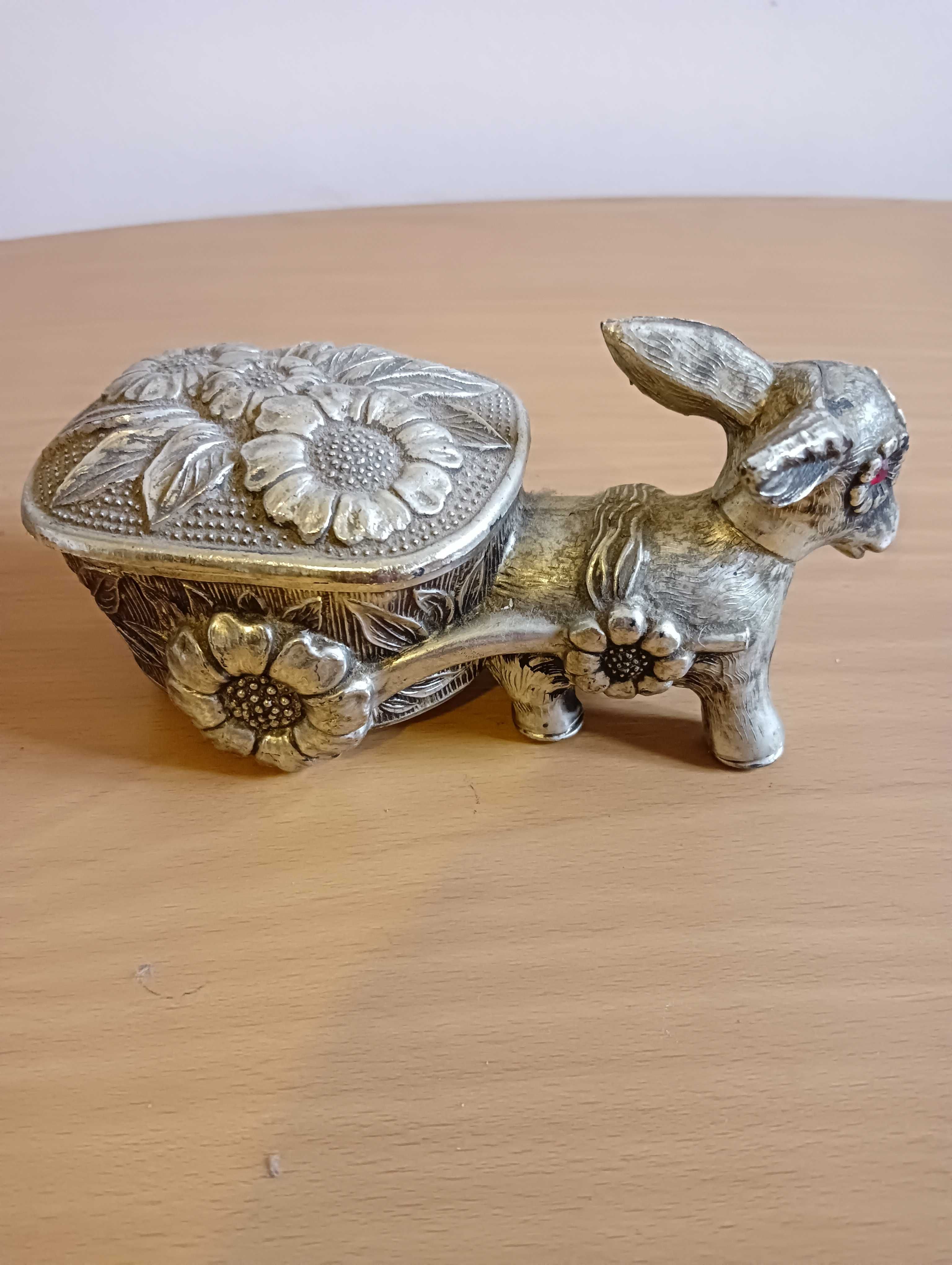Caixa de plástico vintage de burrinho
