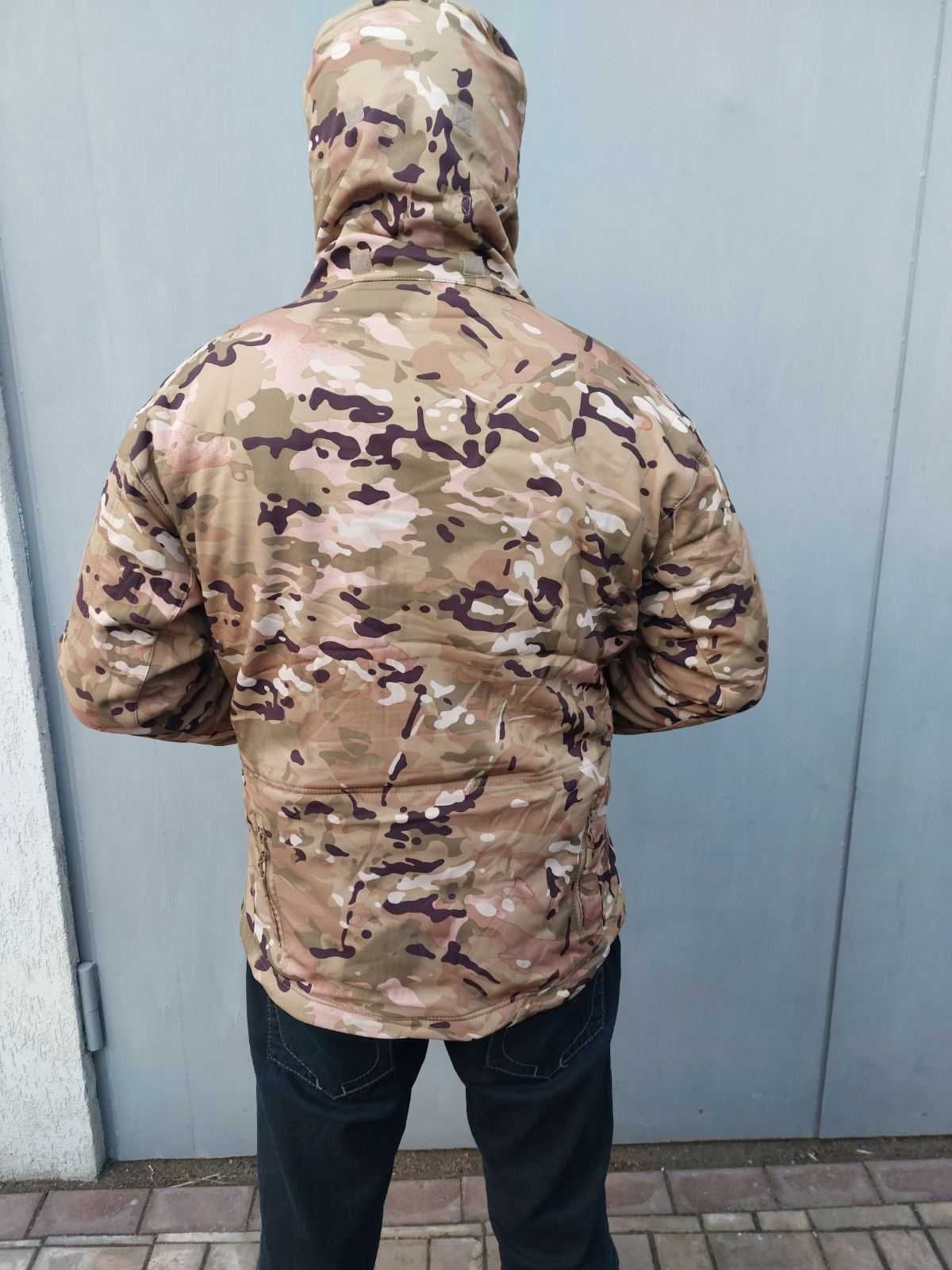 Куртка софт шелл мультикам softshell размеры S M L XL 2XL 3XL