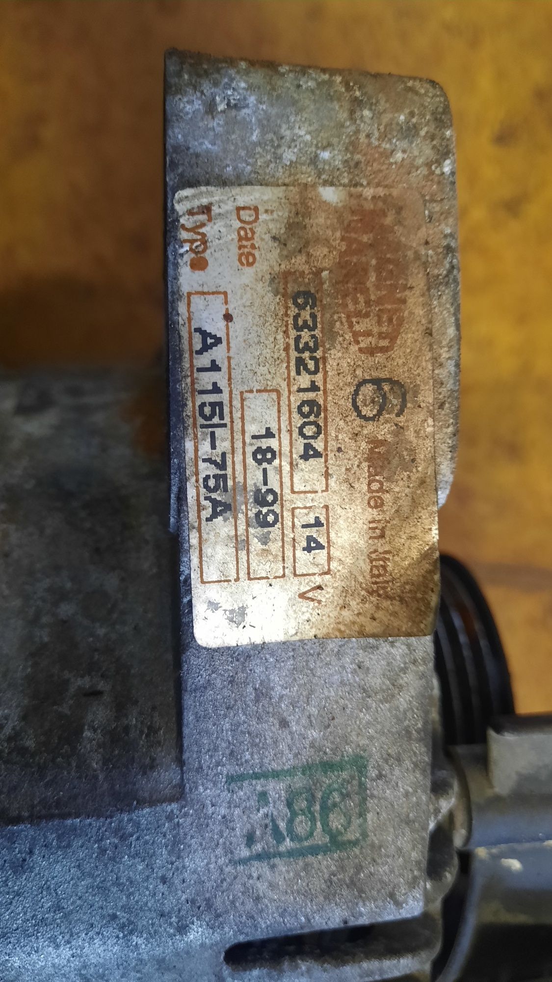 Alternator   Fiat Punto 1,2  1,1  633.216,04 A115. 75A