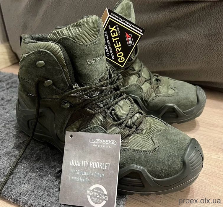 Трекінгові черевики lowa zephyr gtx olive 39-46