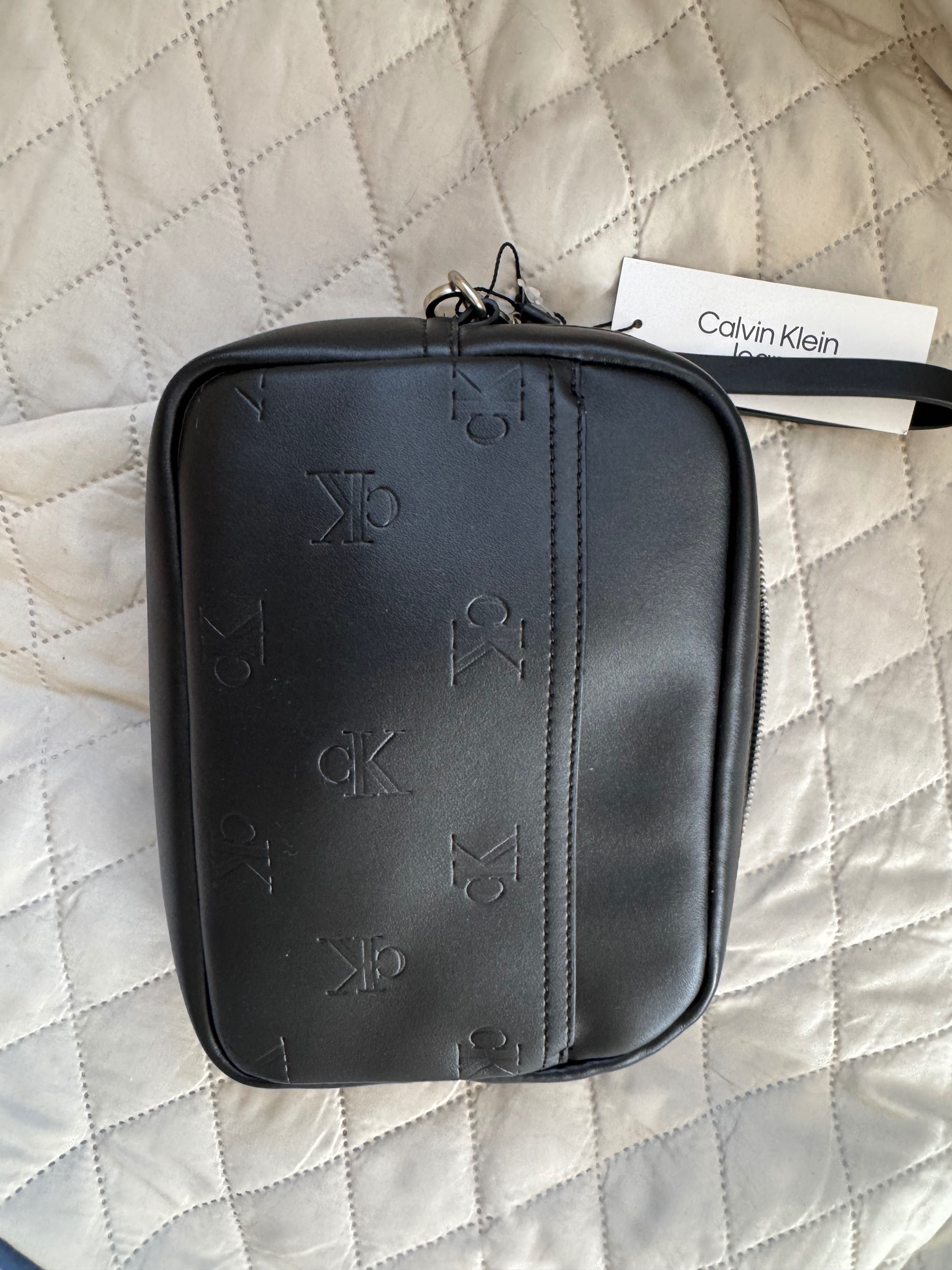 Плоска чоловіча сумка, барсетка Calvin Klein
