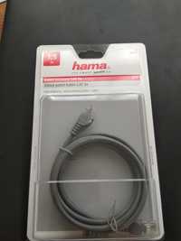 Kabel sieciowy Hama 1,5 m.