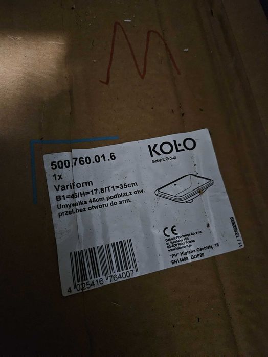 Zlew podblatowy Koło variform 45 cm