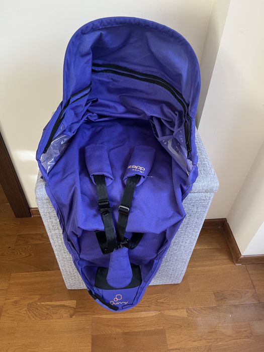 Tapicerka do wózka Quinny Zapp Extra 2. Fioletowa