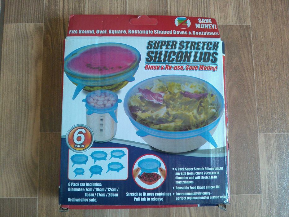 Набір покришок Super Stretch Silicone Lids 6в1 (силиконовые крышки)