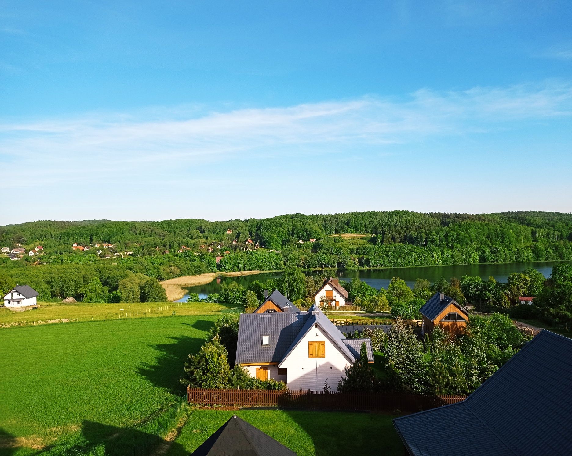 Domek na Kaszubach nad jeziorem z sauna, blisko Wieżyca. Easy Hill