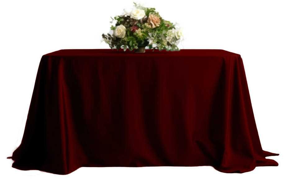 Obrus biały – obrusy gotowe i szyte, różne  kolory, na święta, na salę