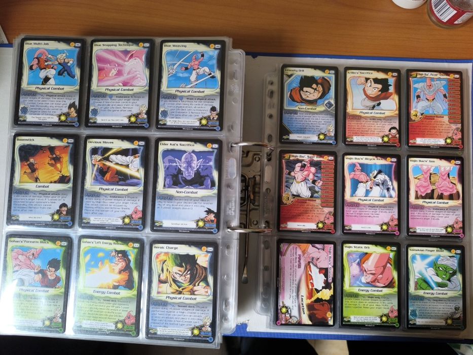 Karty Dragon Ball Z CCG SCORE kompletna Fusion saga 1-123.