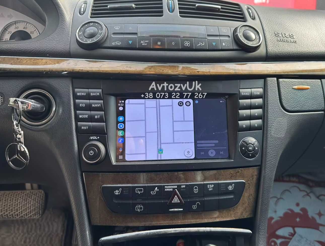 Магнитола Mercedes Benz w211 E-Class CLK CLS 2 дин CarPlay Android 14
