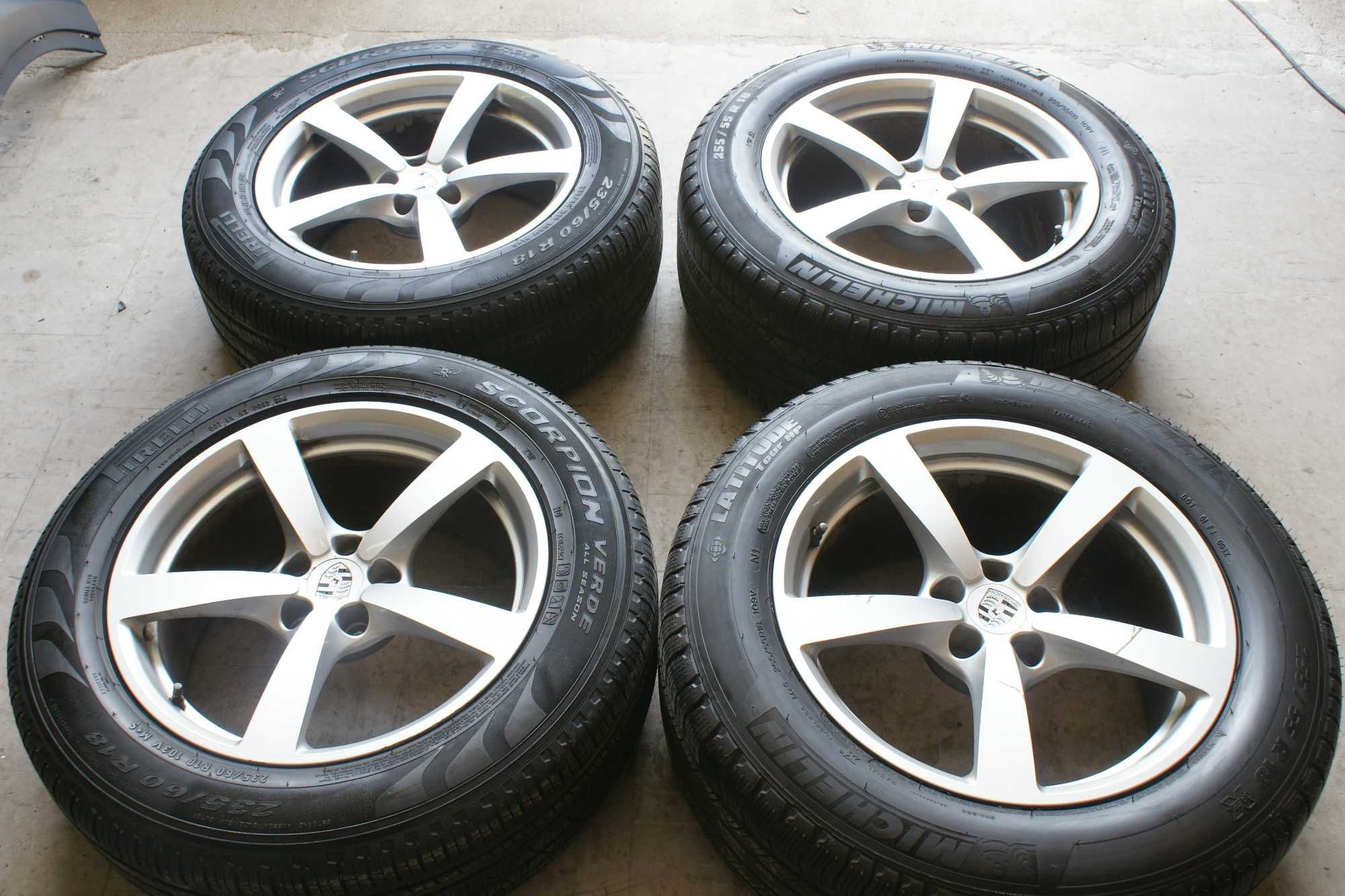 4x Alufelgi alu Porsche Macan 95B 8/9J 5x112 18 cali 235/60 255/55R18