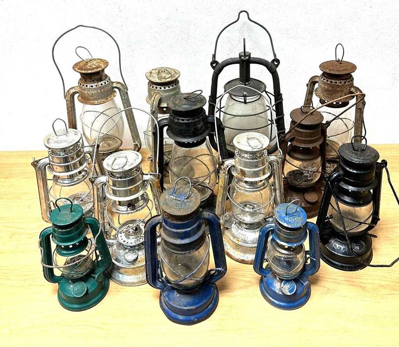 Lanternas antigas a petroleo