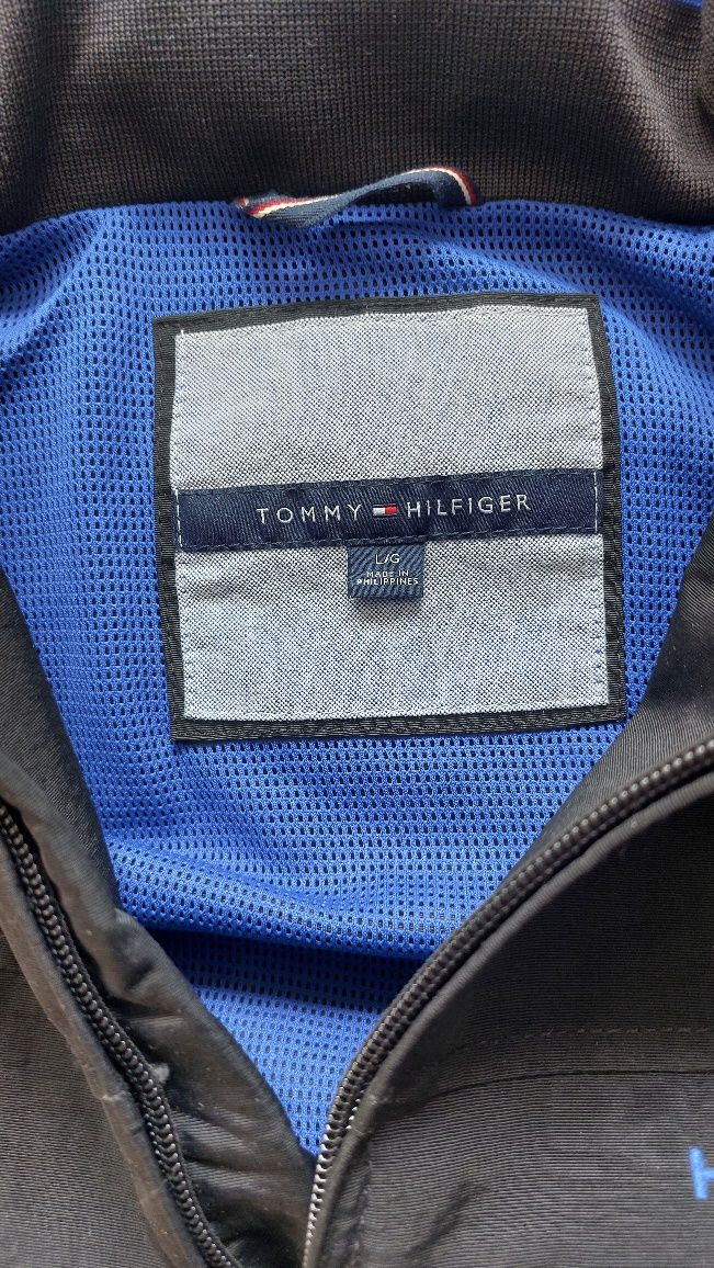Tommy Hilfiger kurtka męska lekka z kapturem r. L