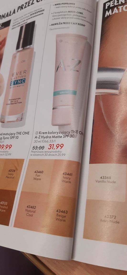 Zestaw do makijażu Oriflame.  Dwa produkty