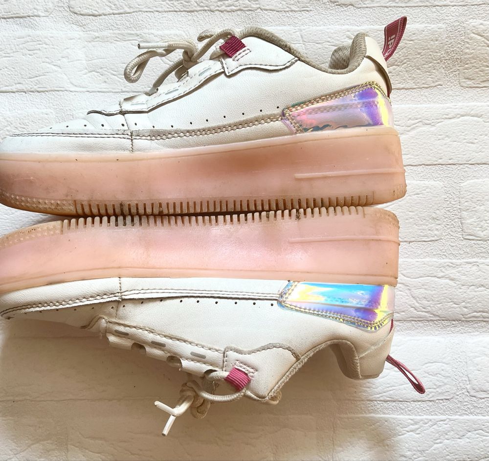 Sprandi adidasy buty sportowe na grubej podeszwie 36 holograficzne