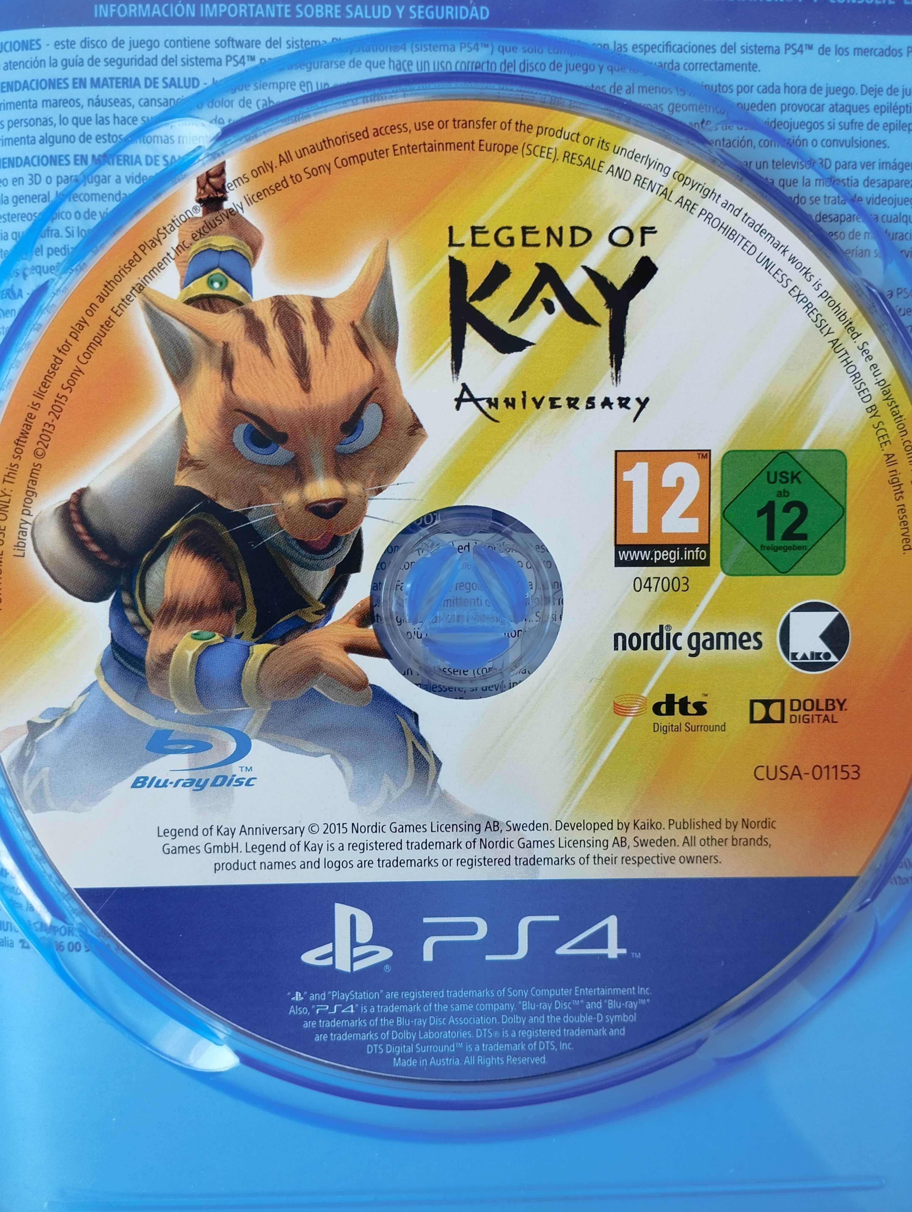 Gra Legend of Kay PS4/PS5 Playstation