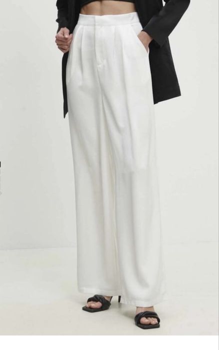 Штани палаццо білі