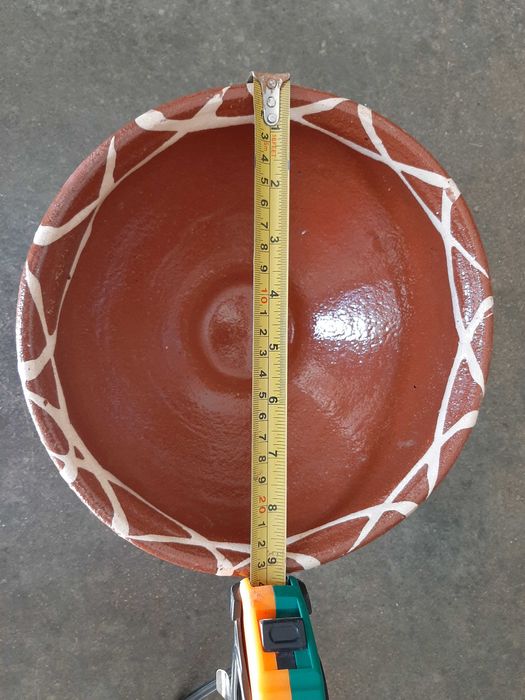 Alguidares antigos de barro. Lote de 8.