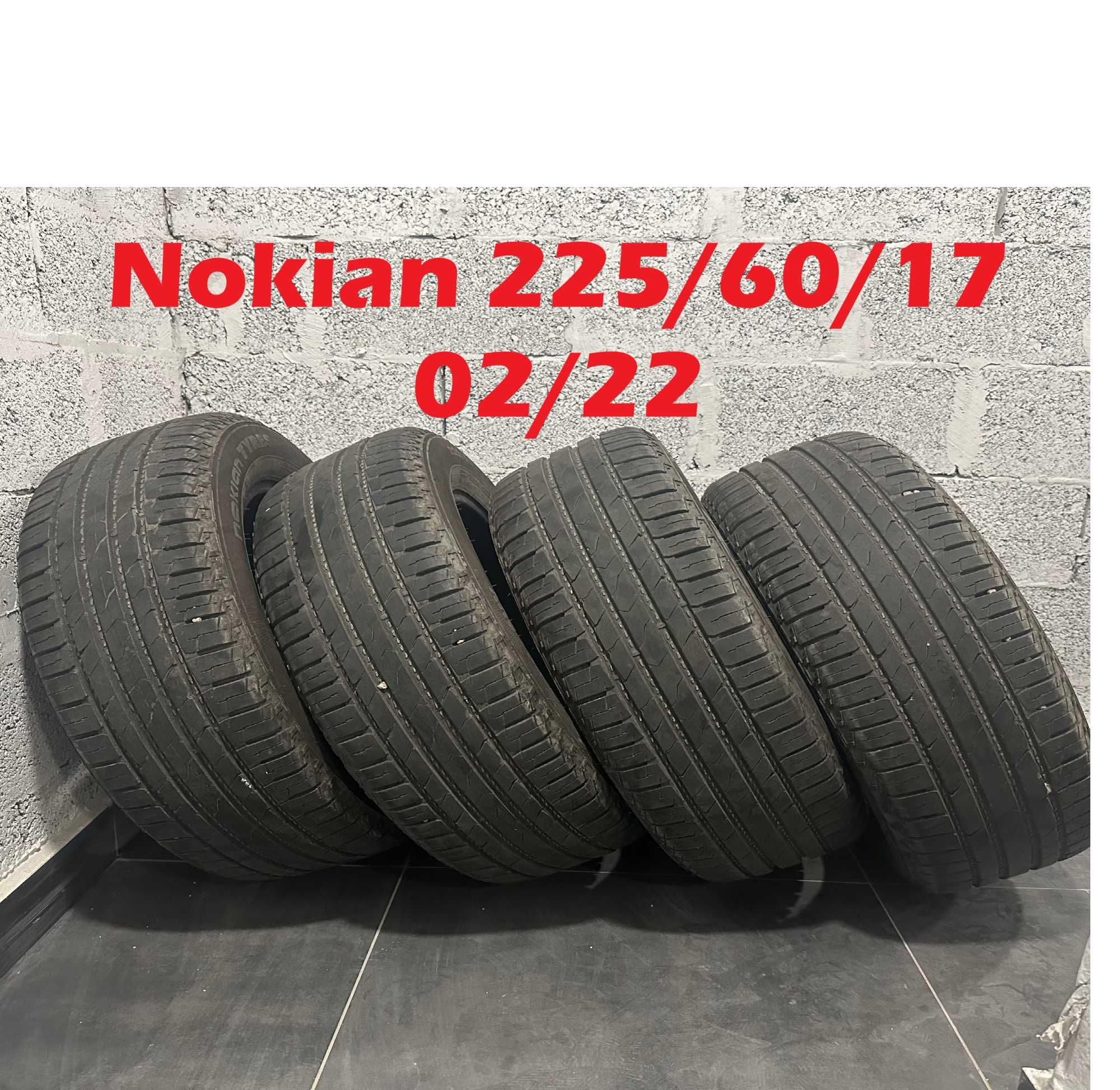 Продам Nokian  SUV 225/60 R17 літо!