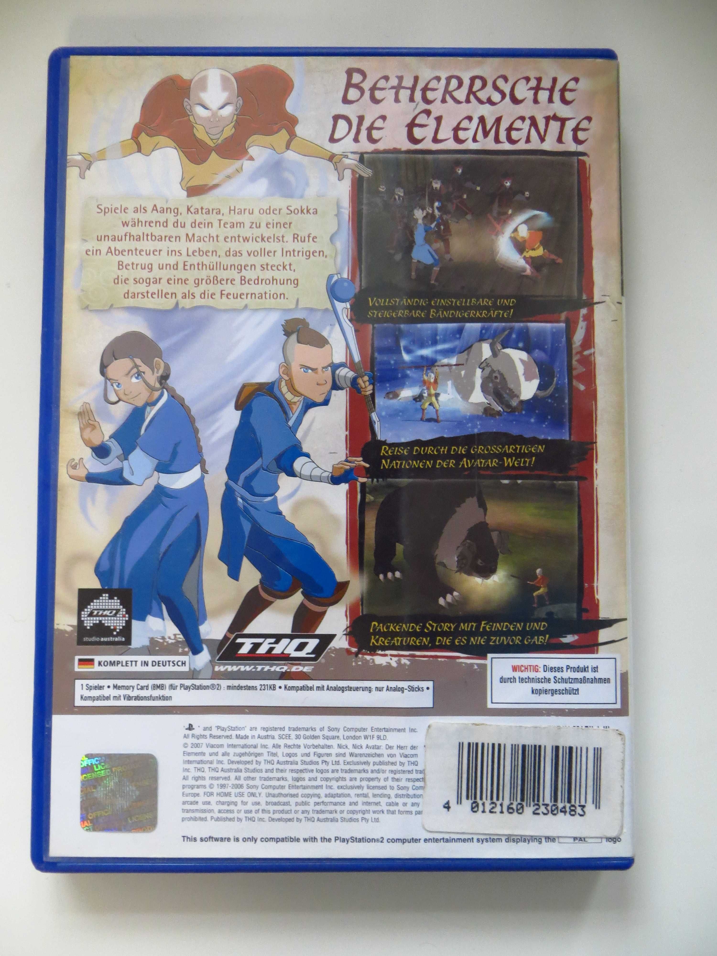 Гра Avatar: the Legend of Aang для PlayStation 2 (PS2) ліцензія