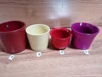 Doniczki ceramiczne.
