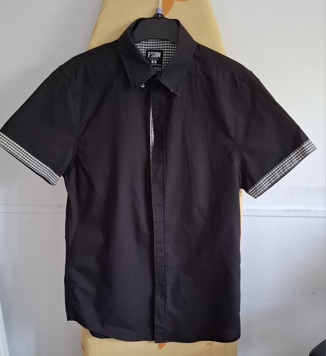 Męska koszula z krótkim rękawem / S