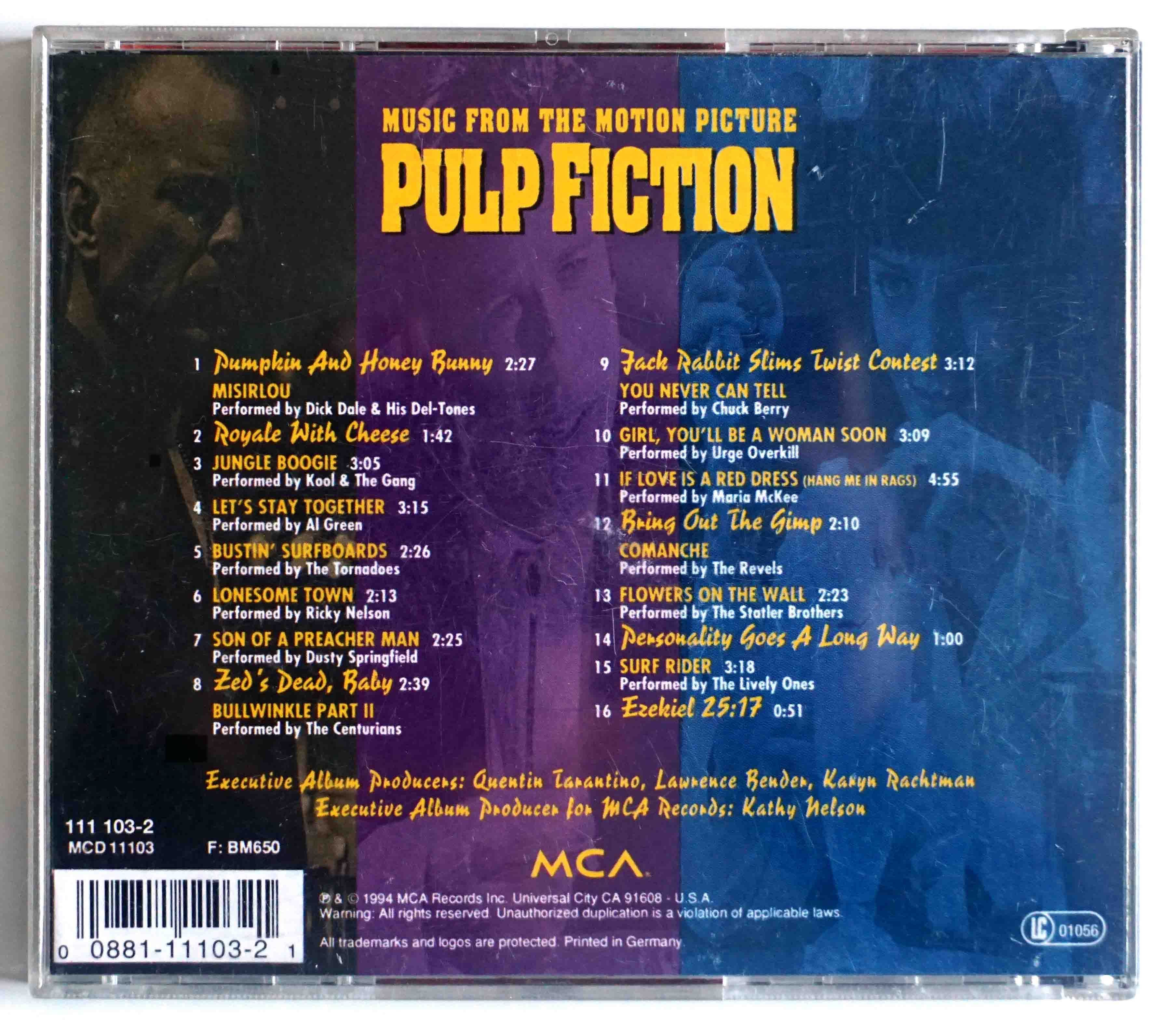 Pulp Fiction Soudtrack CD