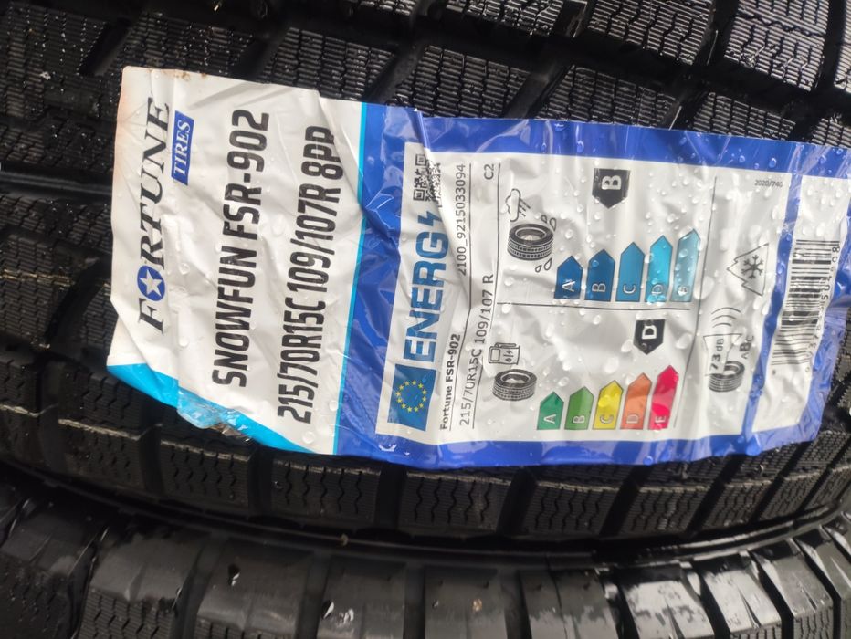 Nowe 2025 opony zimowe 215/70/15C fortune fsr-902  nowe sprawdzona mar